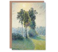 Artery8 Camille Pissarro Art Card Sunset Landscape at Saint Charles Artery8 Multicolor