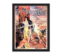 Artery8 Camis 1894 Lyon Universal Exhibition France Advert Artwork Framed Wall Art Print 18X24 Inch