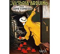 Artery8 Cappiello 1922 Advert Coffee Victoria Arduino Unframed Wall Art Print Poster Home Decor Premium