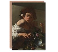 Artery8 Caravaggio Art Card Boy Bitten by a Lizard Oil Painting