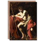 Artery8 Caravaggio Art Card Saint John the Baptist in the Wilderness