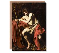 Artery8 Caravaggio Art Card Saint John the Baptist in the Wilderness