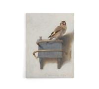 Artery8 Carel Fabritius The Goldfinch Bird Canvas Wall Art Print in Beige | Size: W24" x H32" Artery8 Beige W24" x H32"