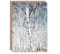 Artery8 Carol M Highsmith Art Card Birch Trees in Utah Photograph