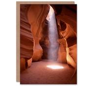Artery8 Carol M Highsmith Art Card Light Shaft Arizona Slot Canyon