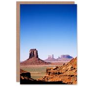 Artery8 Carol M Highsmith Art Card Monument Valley Landscape Photograph in Blue Artery8 Blue