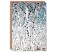 Artery8 Carol M Highsmith Personalised Art Card Birch Trees in Utah Photograph