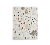 Artery8 Cats Vintage Japanese Ukiyo E Kuniyoshi Canvas Wall Art in White | Size: W12" x H16" Artery8 White W12" x H16"