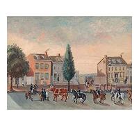 Artery8 Chappel Bull's Head Tavern Bowery New York Painting Art Print Canvas Premium Wall Decor Poster Mural