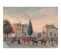 Artery8 Chappel Bull's Head Tavern Bowery New York Painting Large Wall Art Poster Print Thick Paper 18X24 Inch