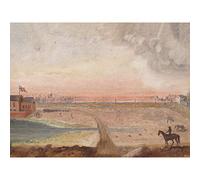 Artery8 Chappel New York Militia Drilling 1870 Painting Premium Wall Art Canvas Print 18X24 Inch