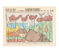 Artery8 Charbonnier Salon Des Cent 1895 Exhibition Advert Premium Wall Art Canvas Print 18X24 Inch