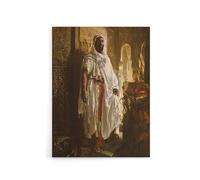 Artery8 Charlemont The Moorish Chief Canvas Wall Art Print in Brown | Size: W24" x H32" Artery8 Brown W24" x H32"