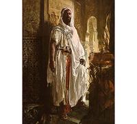 Artery8 Charlemont The Moorish Chief Large Wall Art Poster Print Thick Paper 18X24 Inch