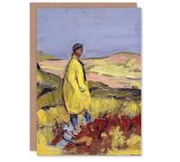 Artery8 Charles Demuth Art Card Man Standing On Dunes Landscape