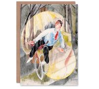 Artery8 Charles Demuth Personalised Art Card In Vaudeville The Bicycle Rider