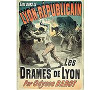 Artery8 Cheret Dramas Lyon Odysse Barot Bear Fight Advert Unframed Wall Art Print Poster Home Decor Premium