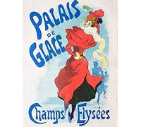 Artery8 Cheret Palais De Glace Champs Elysees Ice Palace Art Print Canvas Premium Wall Decor Poster Mural