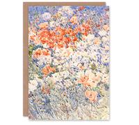Artery8 Childe Hassam Art Card The Island Garden Spring Flowers