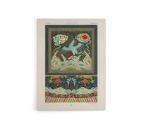 Artery8 Chinese Patterns with Birds Racinet Vintage Canvas Wall Art | Size: W12" x H16" Artery8 Multicolor W12" x H16"