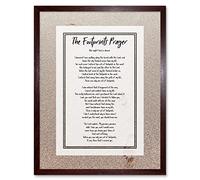 Artery8 Christian Jesus Footprints In The Sand Poem Inspirational Art Print Framed Poster Wall Decor 12x16 inch