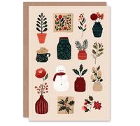 Artery8 Christmas Card Midcentury Modern Cosy Festive Assemblage