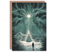 Artery8 Christmas Card Winter Solstice Apparition Surreal Painting