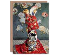 Artery8 Claude Monet Art Card Camille In Japanese Costume