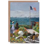Artery8 Claude Monet Art Card Garden at Sainte Adresse Resort