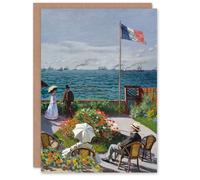 Artery8 Claude Monet Art Card Garden at Sainte Adresse Resort