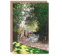 Artery8 Claude Monet Art Card Monceau Park in the Afternoon