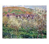 Artery8 Claude Monet Flowering Plum Trees XL Giant Panel Poster (8 Sections)