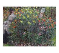 Artery8 Claude Monet Ladies In Flowers XL Giant Panel Poster (8 Sections)