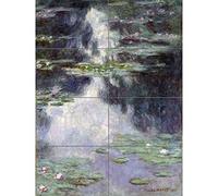Artery8 Claude Monet Pond With Water Lilies XL Giant Panel Poster (8 Sections)