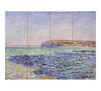 Artery8 Claude Monet Shadows On The Sea Cliffs At Pourville XL Giant Panel Poster (8 Sections)