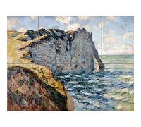 Artery8 Claude Monet The Cliff Of Aval Etretat XL Giant Panel Poster (8 Sections)