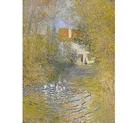 Artery8 Claude Monet The Geese Painting Unframed Wall Art Print Poster Home Decor Premium