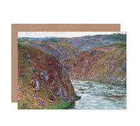 Artery8 Claude Monet Valley Of The Creuse Gray Day Fine Art Greeting Card Plus Envelope Blank Inside