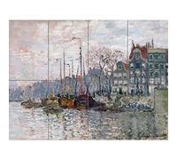 Artery8 Claude Monet View Of The Prins Hendrikkade XL Giant Panel Poster (8 Sections)