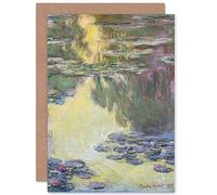 Artery8 Claude Monet Waterlilies 2 Fine Art Greeting Card Plus Envelope Blank Inside