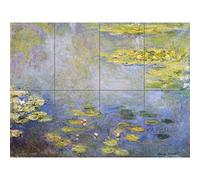 Artery8 Claude Monet Waterlilies XL Giant Panel Poster (8 Sections)
