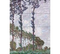 Artery8 Claude Monet Wind Effect Series Of The Poplars XL Giant Panel Poster (8 Sections)
