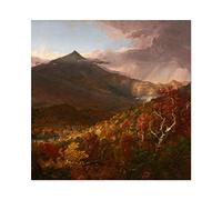 Artery8 Cole Schroon Mountain Essex New York After Storm Large Wall Art Poster Print Thick Paper 24X24 Inch