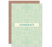 Wee Blue Coo OCCASION CONGRATULATIONS GRADUATE DRIVING ART GREETINGS GREETING CARD