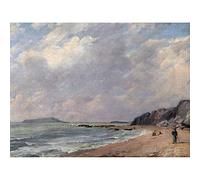 Artery8 Constable Osmington Bay 1816 Painting Art Print Canvas Premium Wall Decor Poster Mural