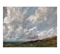 Artery8 Constable Study Of Clouds Over A Landscape C1821 Painting Large Wall Art Poster Print Thick Paper 18X24 Inch