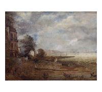 Artery8 Constable Waterloo Bridge From Whitehall Stairs Painting Large Wall Art Poster Print Thick Paper 18X24 Inch