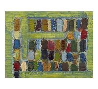 Artery8 Coulon 1970 Composition 3 Abstract Painting Unframed Wall Art Print Poster Home Decor Premium