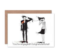 Wee Blue Coo ENGAGEMENT BIRTHDAY GIFT BLANK GREETINGS CARD