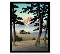 Artery8 Cultural Nature Landscape Japan Fuji Kawase Hasui Framed Wall Art Print